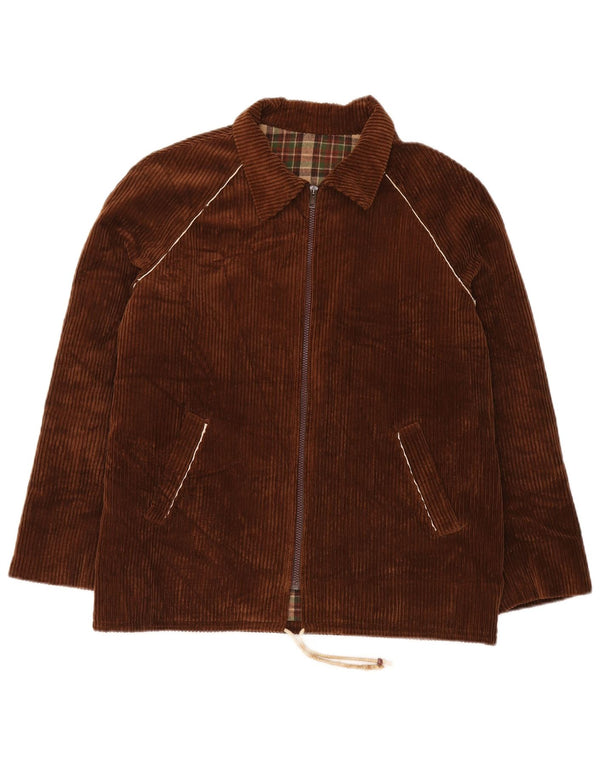 Jaqueta masculina de veludo VINTAGE UK 38 marrom médio