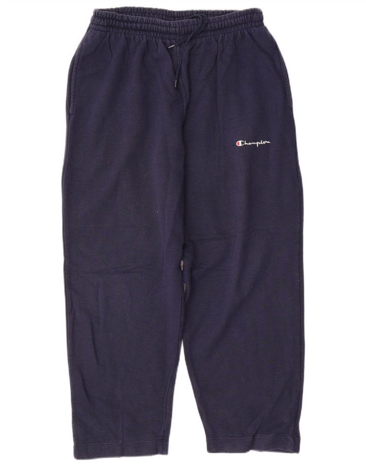 Calça de treino masculina Champion de algodão azul marinho médio