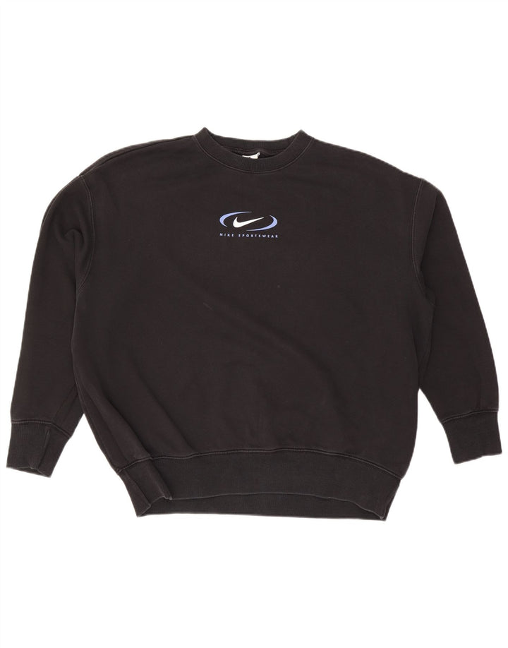 Moletom Nike Masculino Graphic Loose Fit Jumper Médio Algodão Preto