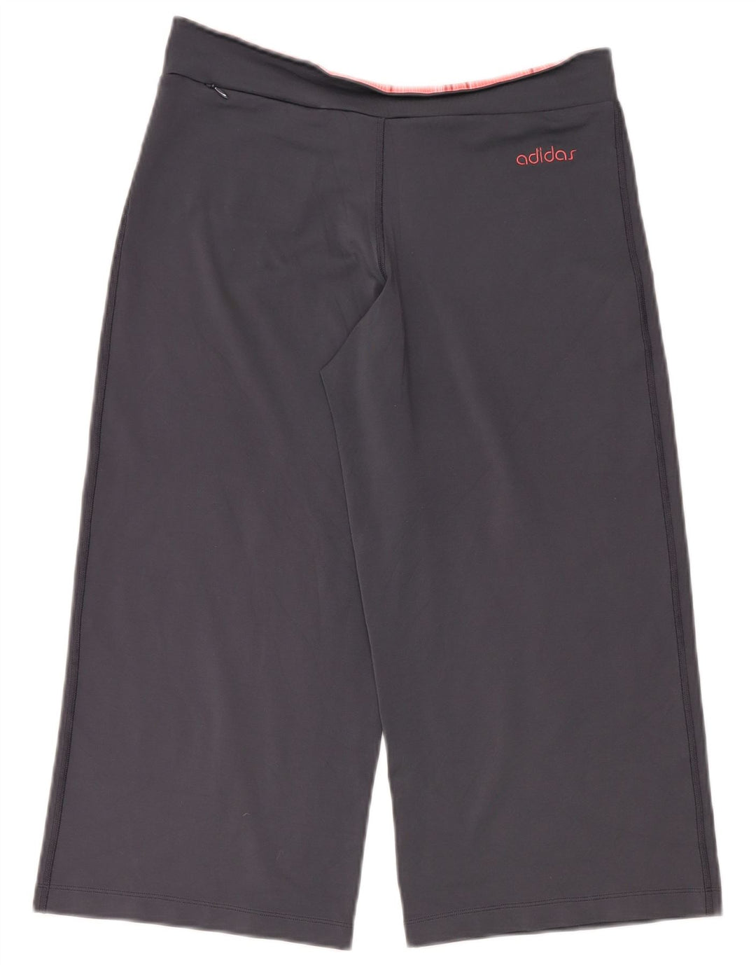 ADIDAS Womens Capri Wide Leg Calças de treino Reino Unido 16 Grande Azul Marinho