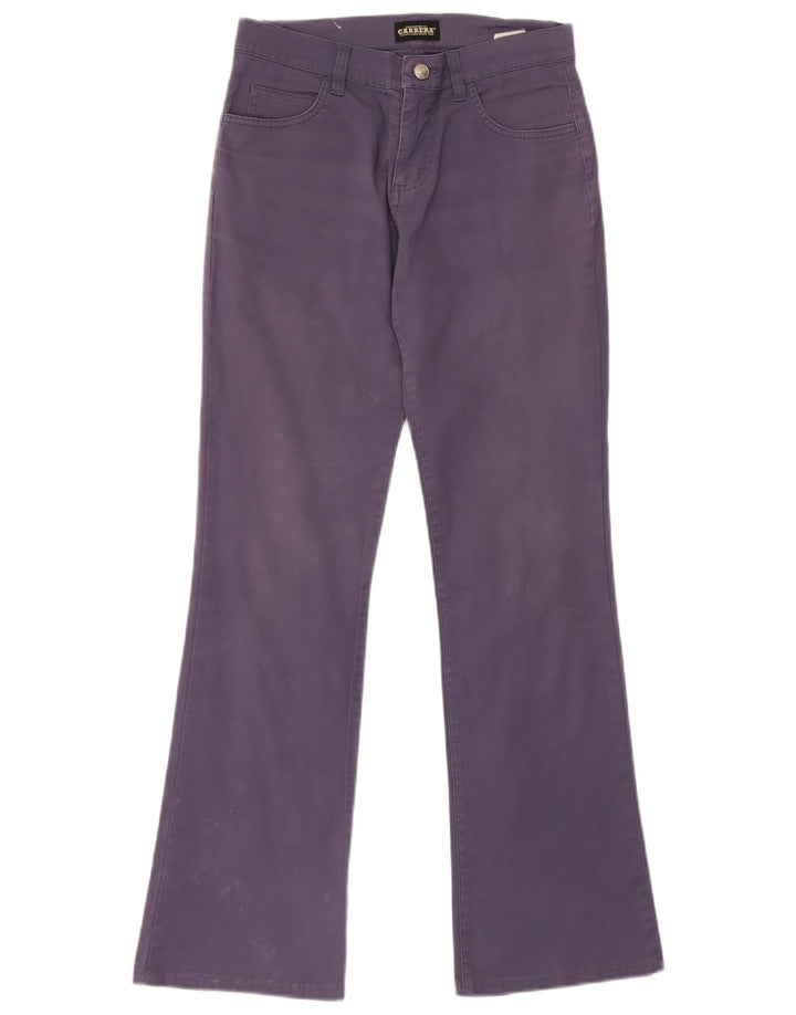 Calça jeans bootcut feminina CARRERA W28 L30 algodão roxo