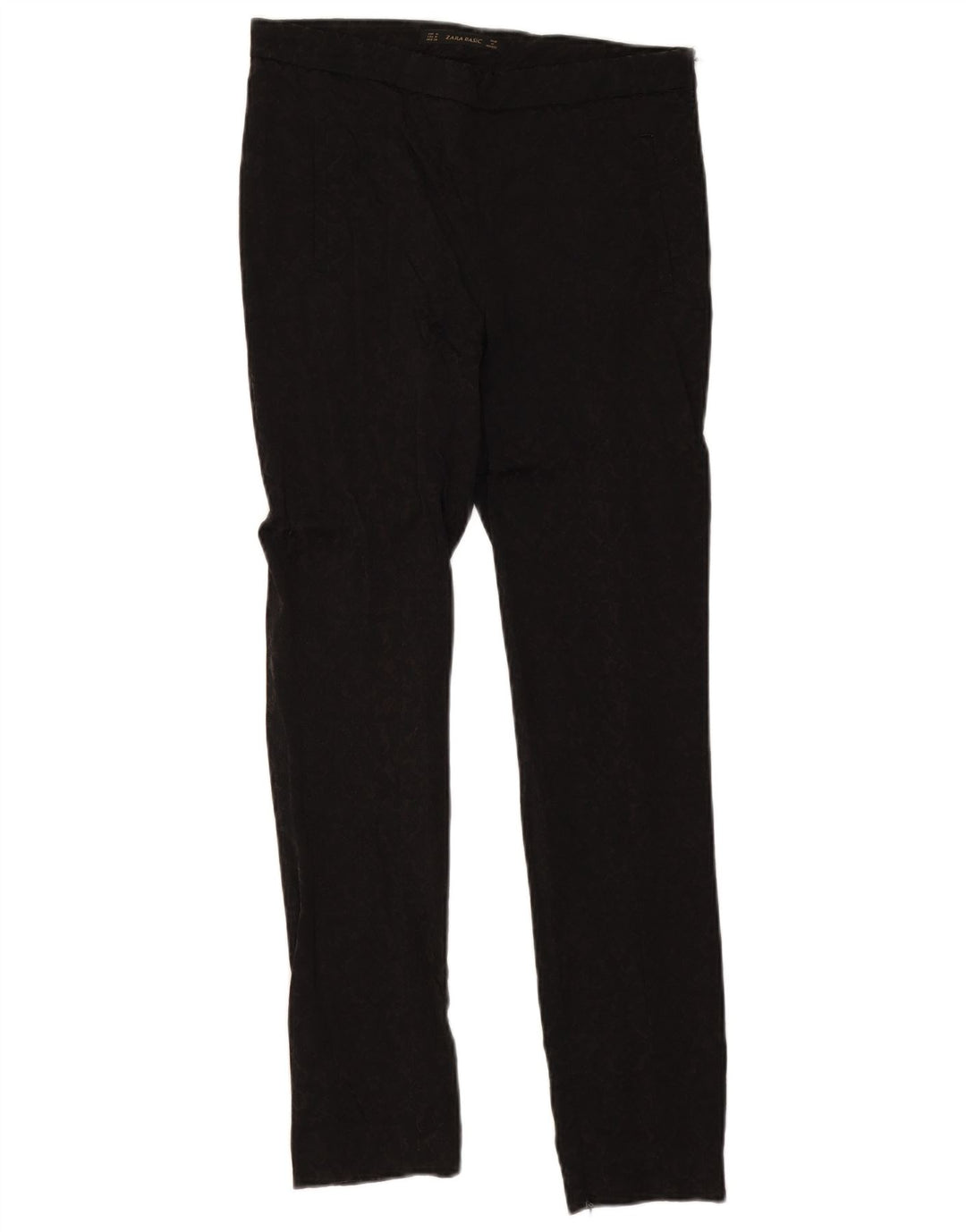 Zara Calça Chino Feminina Slim Médio W28 L28 Preta