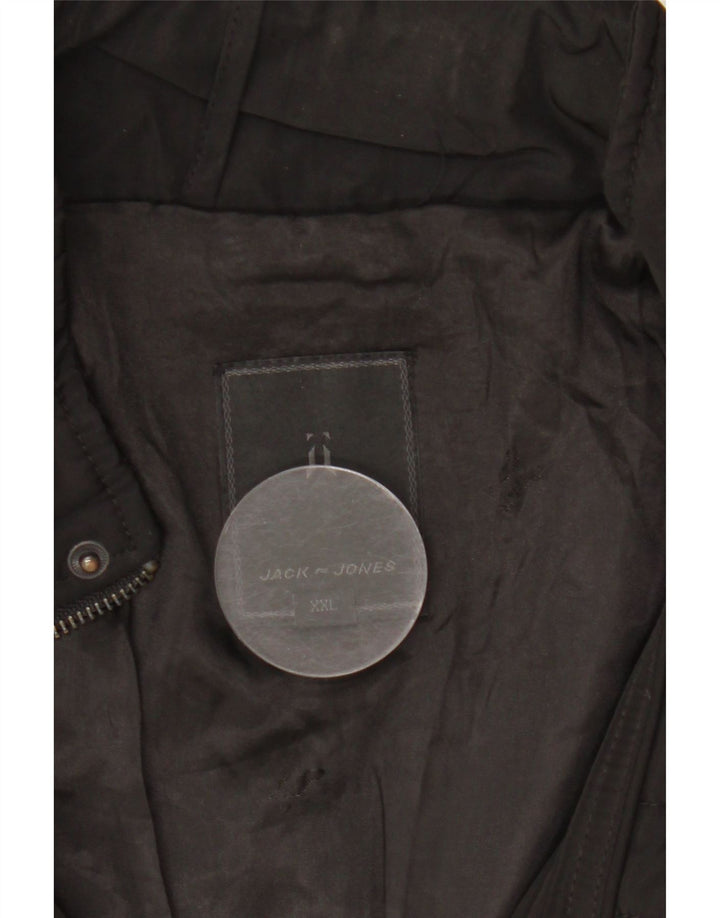 Jaqueta utilitária masculina Jack & Jones Reino Unido 44 2XL preta