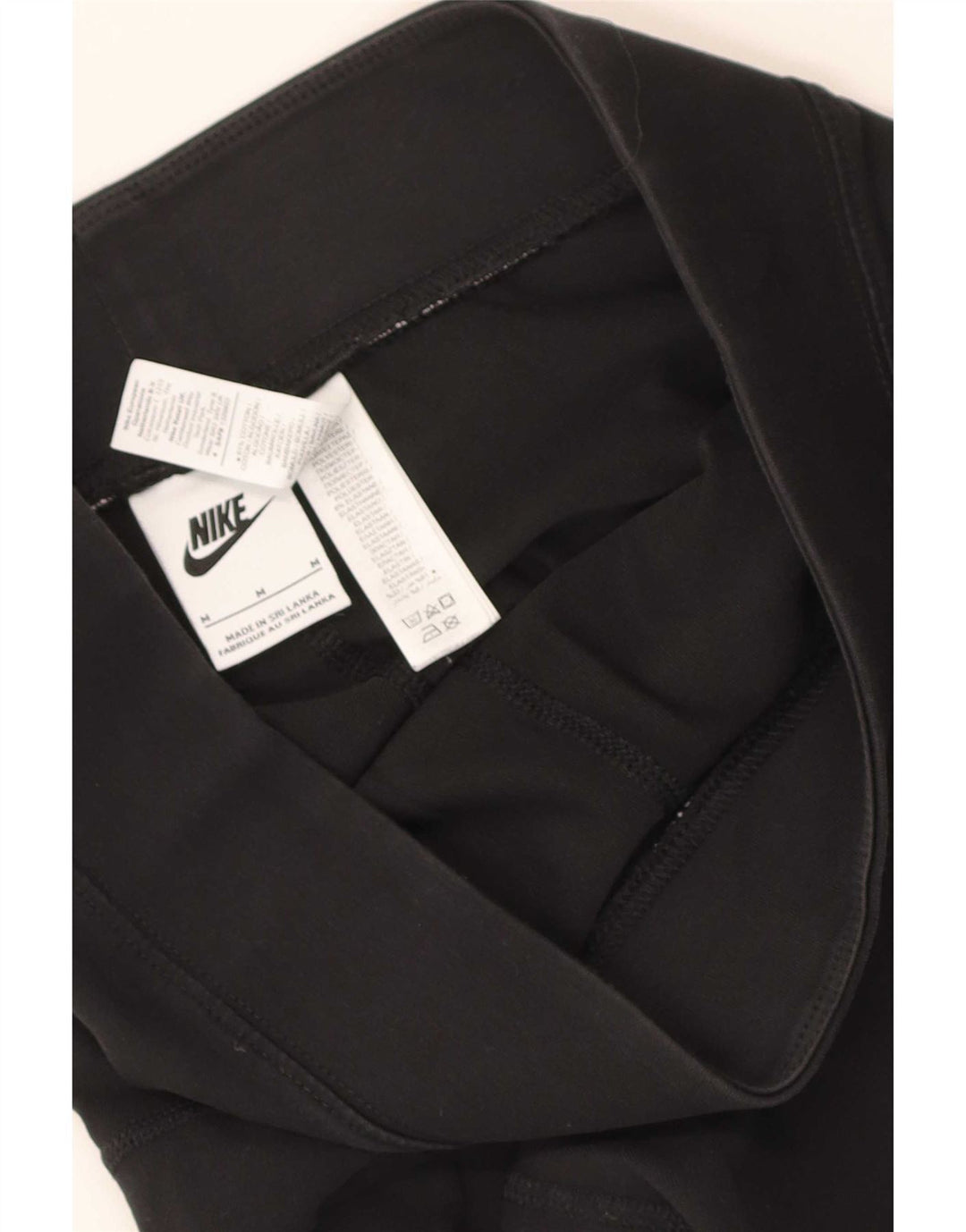Leggings Nike Femininas Graphic UK 12 Médio Preto Colorblock Algodão