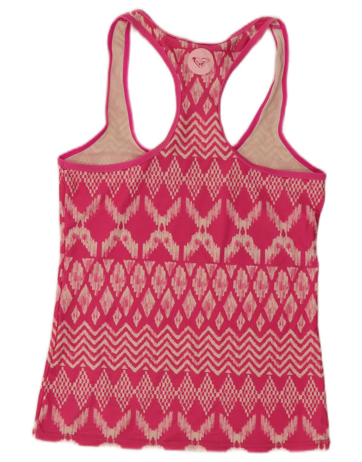 Colete feminino ROXY UK 12 médio rosa Ikat poliamida