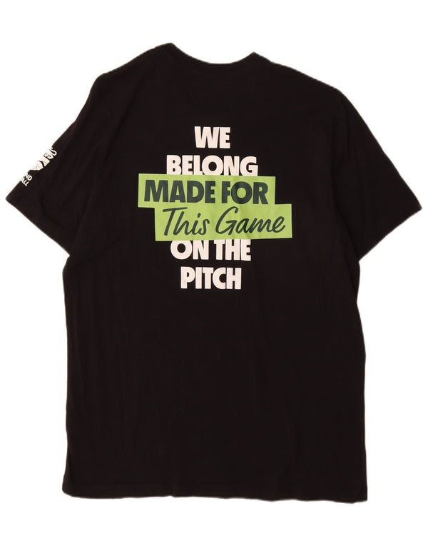 Camiseta gráfica masculina Nike grande algodão preto
