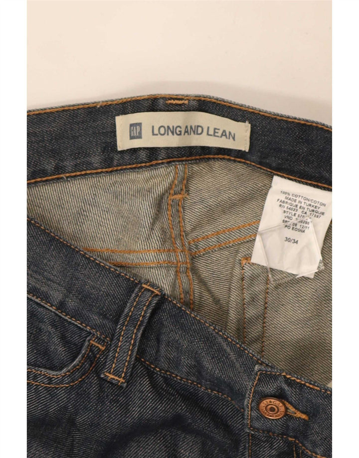 Jeans recortados femininos Gap W30 L25 algodão azul