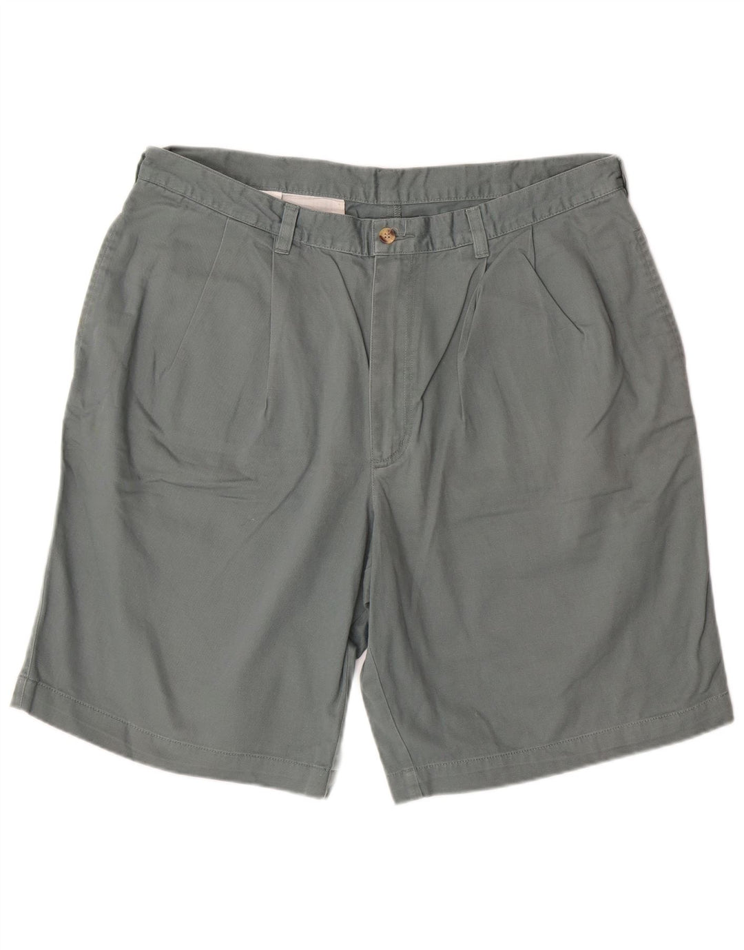 ST. BERNARD Mens Pegged Chino Shorts W38 XL Algodão Cinza