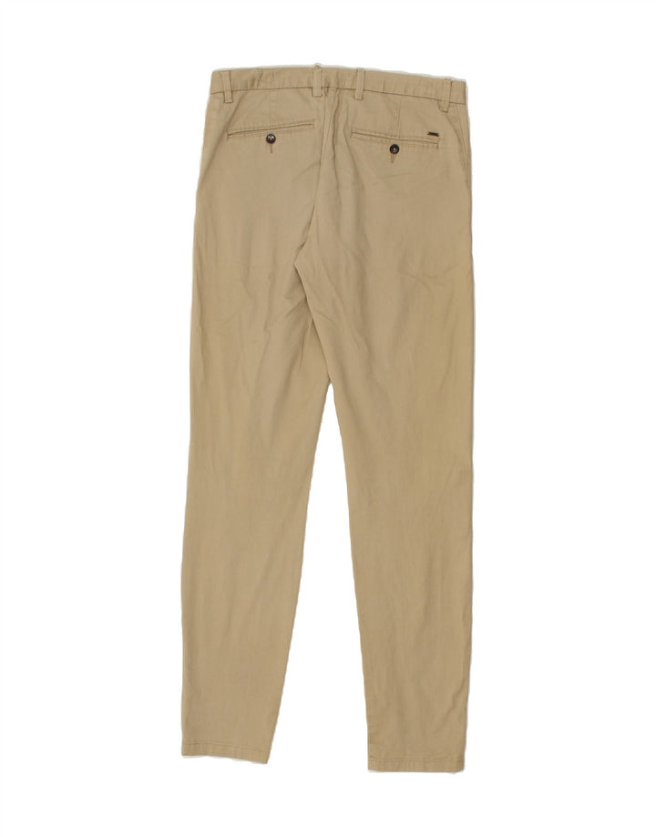 JULES Womens Skinny Chino Trousers W38 L33  Beige Cotton Vintage Jules and Second-Hand Jules from Messina Hembry 