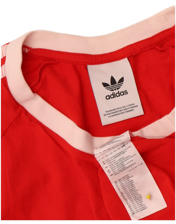 Camiseta masculina Adidas Top XL algodão vermelho