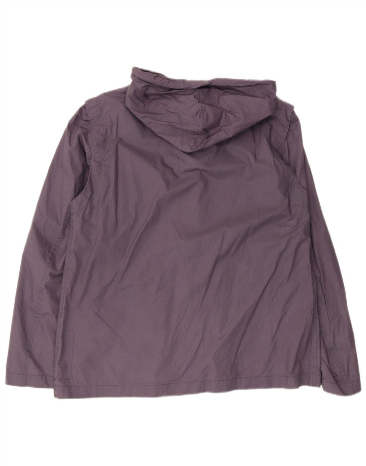 Jaqueta corta-vento feminina com capuz Gas UK 14 cinza médio