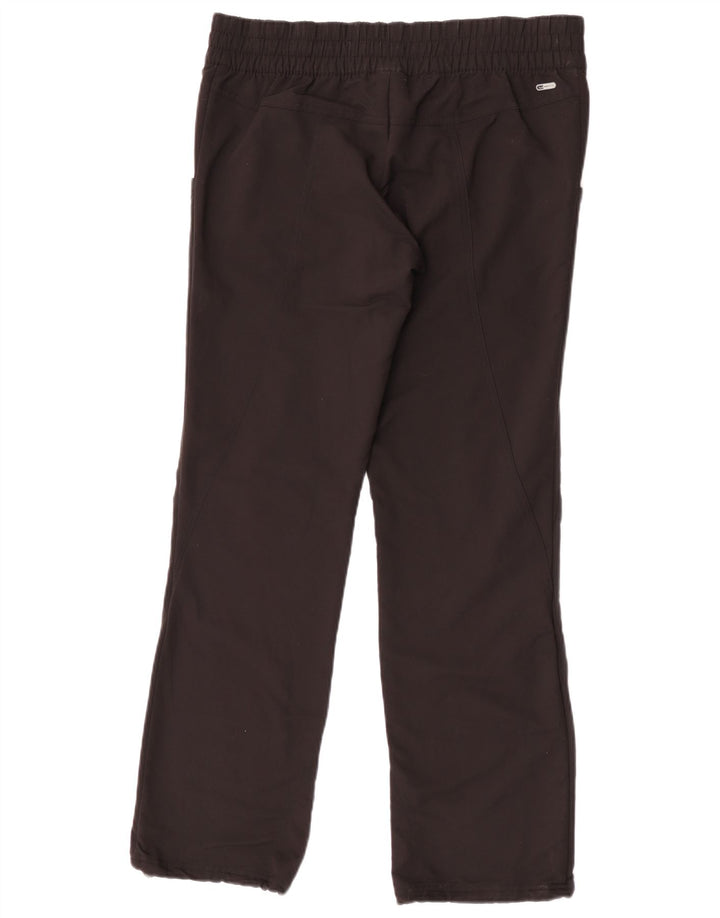 Calça de caminhada feminina Puma UK 12 médio W32 L32 poliéster preto