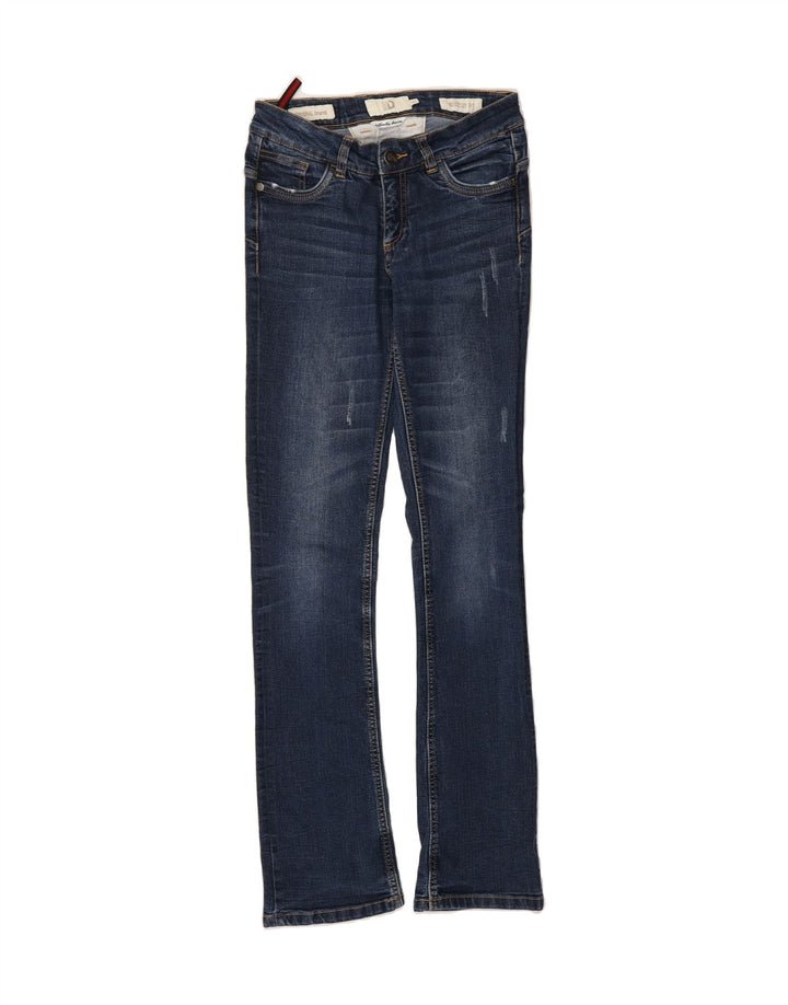 DACK'S Womens Bootcut Jeans IT 40 Small W28 L31 Navy Blue Cotton Vintage Dack's and Second-Hand Dack's from Messina Hembry 