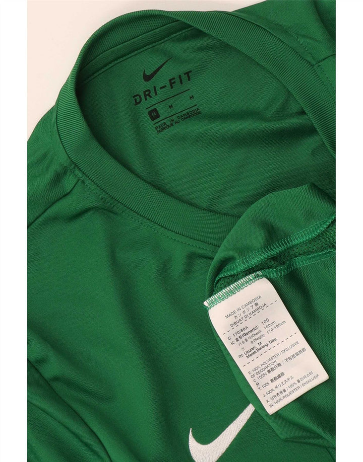 Camiseta Nike Masculina Dri Fit Graphic Top Verde Médio Poliéster