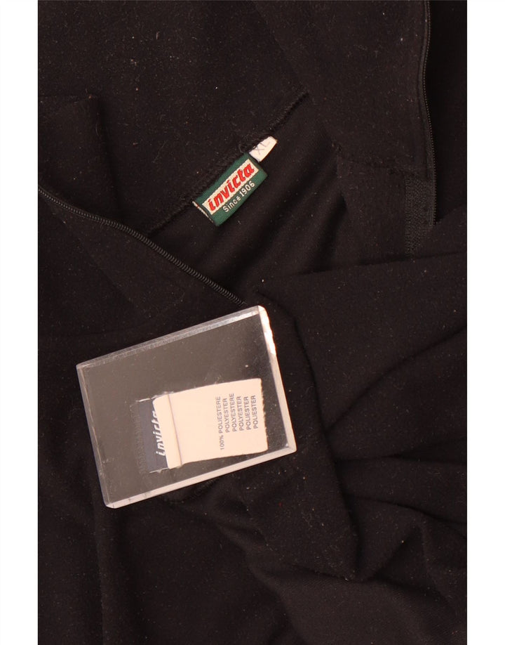 Suéter de lã masculino Invicta com zíper e gola XL poliéster preto