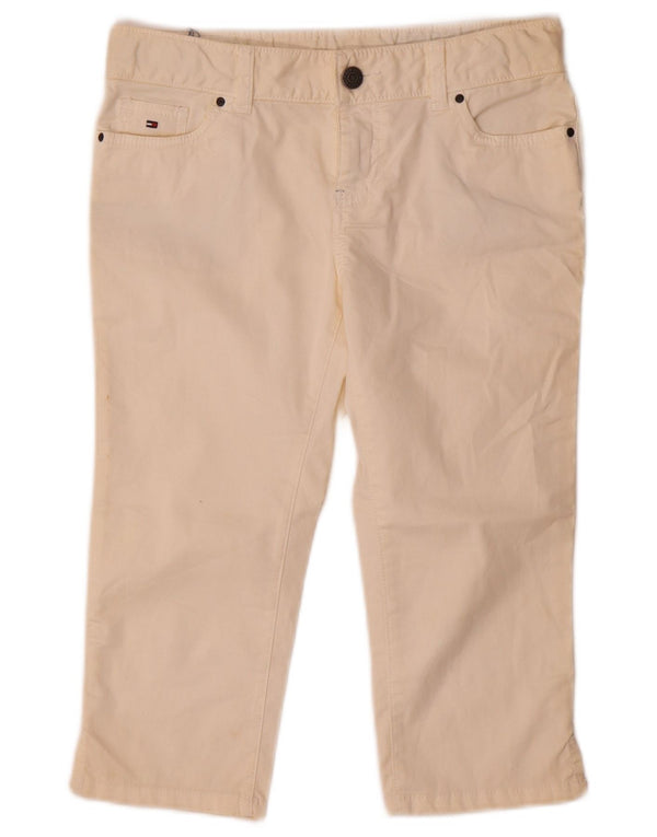 Tommy Hilfiger Calça Capri Menina 13-14 Anos W28 L16 Algodão Bege