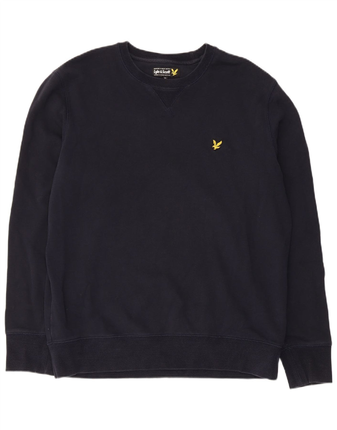 Moletom masculino Lyle & Scott Jumper XL azul marinho algodão