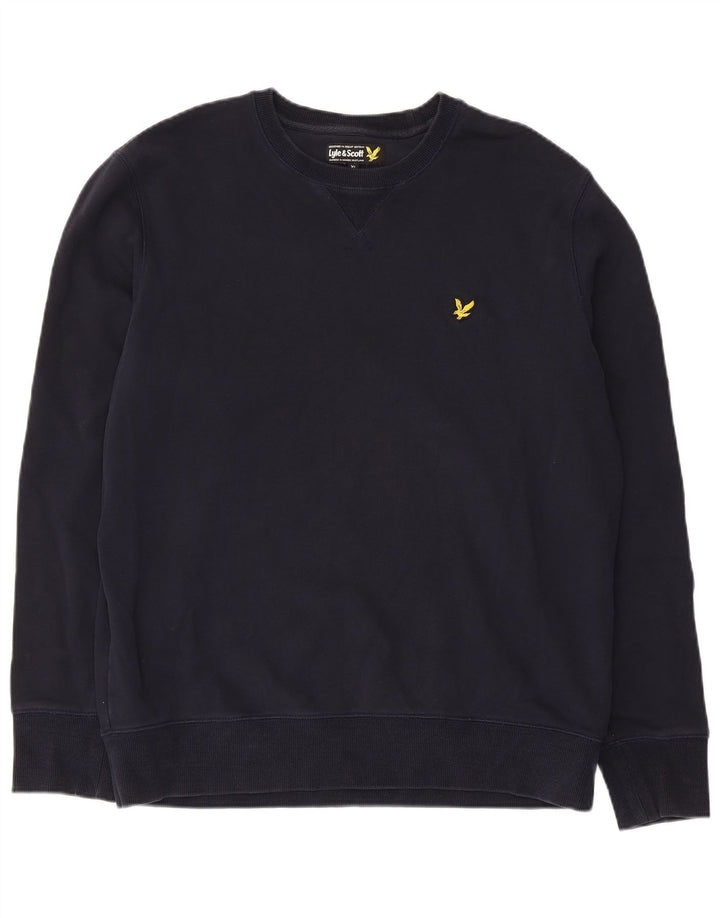 Moletom masculino Lyle & Scott Jumper XL azul marinho algodão