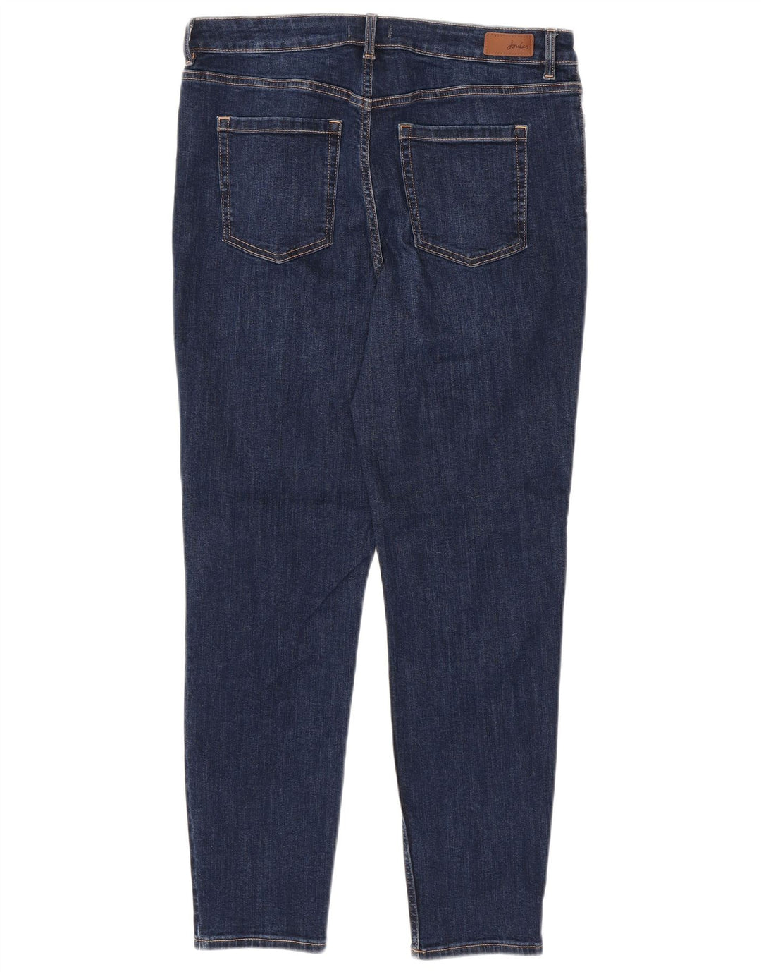 JOULES Jeans Skinny Feminino Reino Unido 14 Grande W32 L28 Azul Marinho Algodão