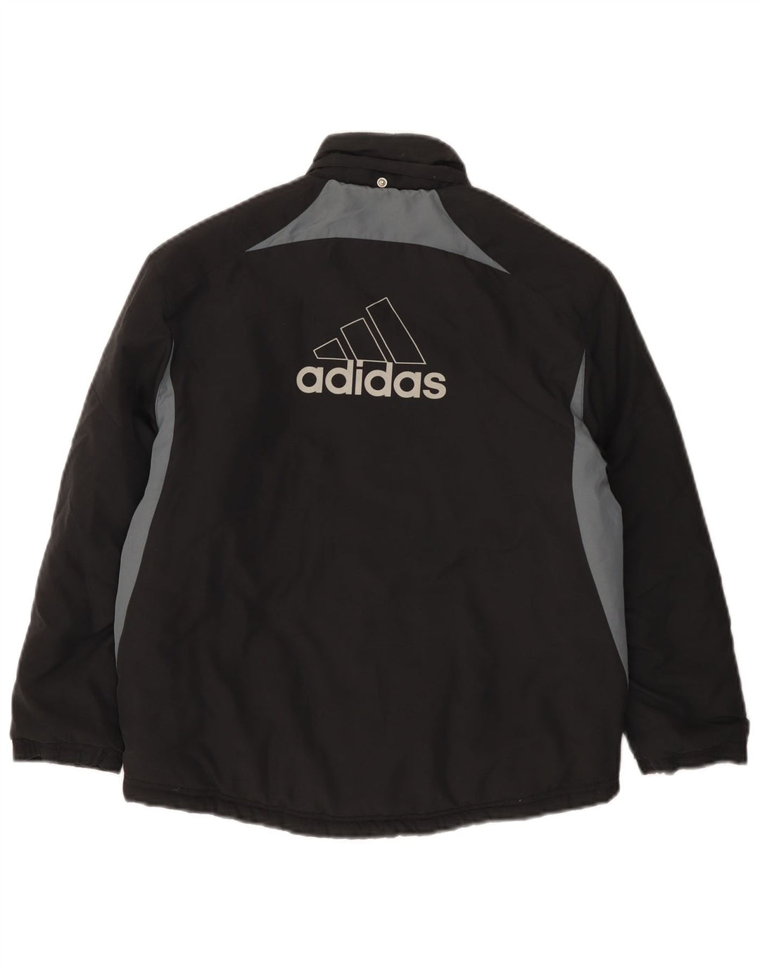 Jaqueta corta-vento masculina ADIDAS Graphic 9-10 anos preto colorblock