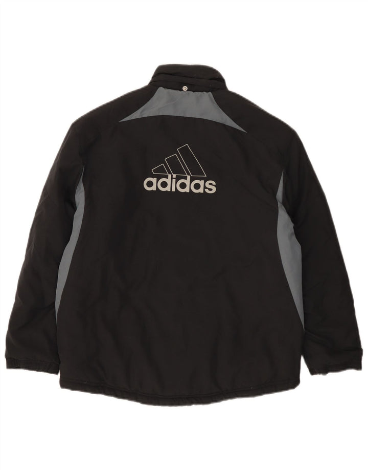 Jaqueta corta-vento masculina ADIDAS Graphic 9-10 anos preto colorblock