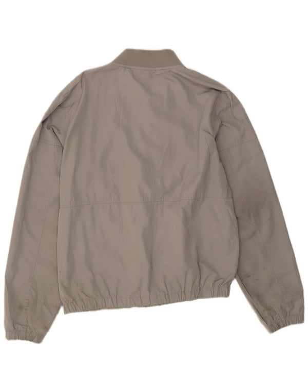 Jaqueta bomber masculina Marks & Spencer Reino Unido 40 poliéster cinza grande