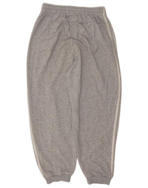 Calças de treino femininas Adidas Joggers UK 12/14 cinza médio manchado