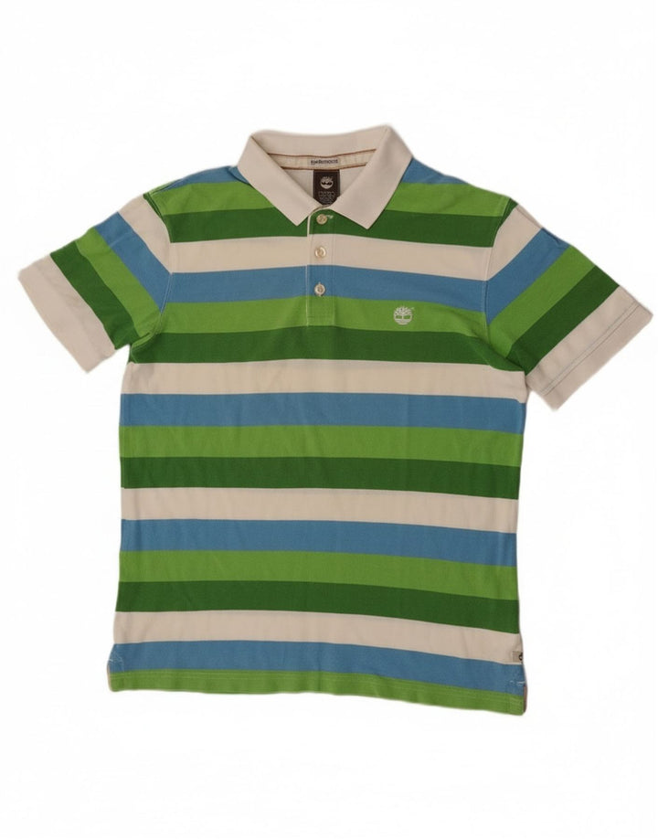 Camisa polo masculina Timberland Earthkeepers XL listrada multicolorida