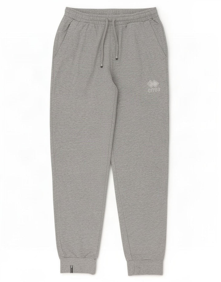 Calça de treino masculina Errea Joggers poliéster cinza médio