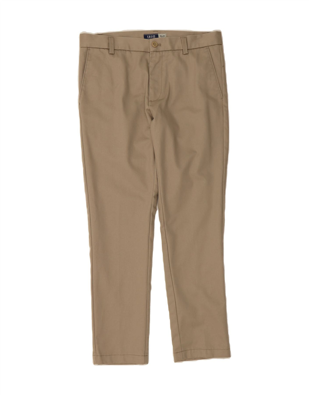 IZOD Mens Slim Chino Trousers W30 L29 Beige Cotton Vintage Izod and Second-Hand Izod from Messina Hembry 
