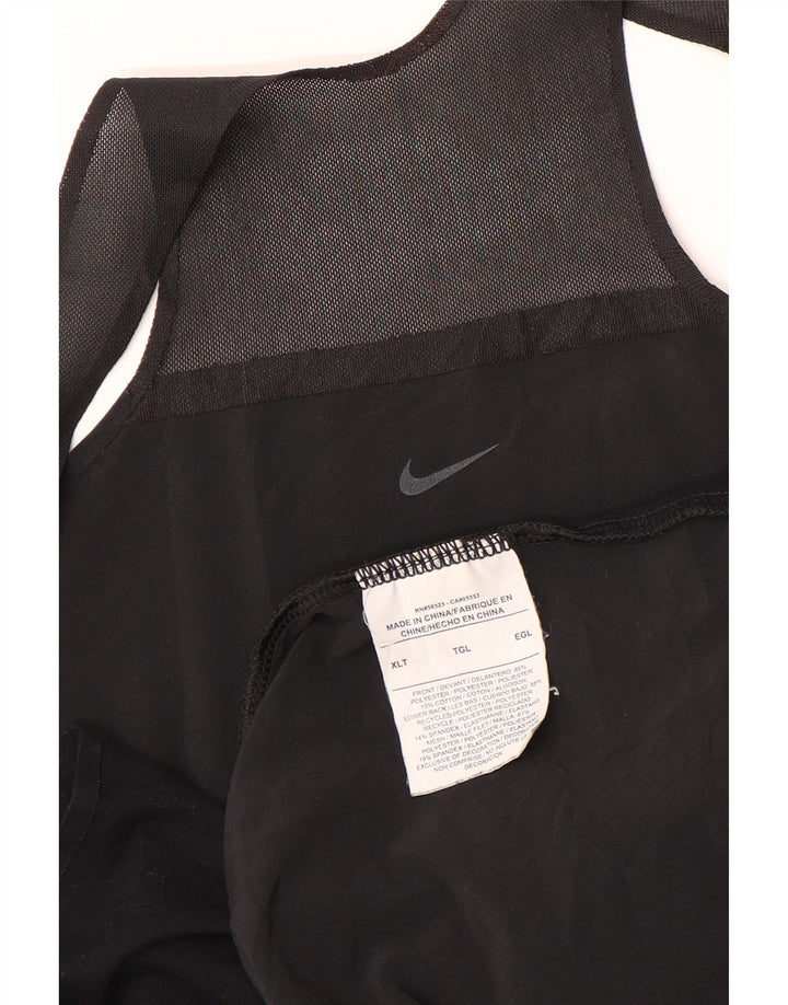 Colete feminino NIKE UK 18 XL preto colorblock poliéster