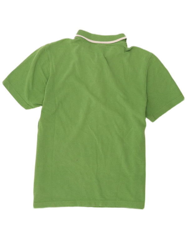 Camisa polo masculina Adidas grande algodão listrado verde