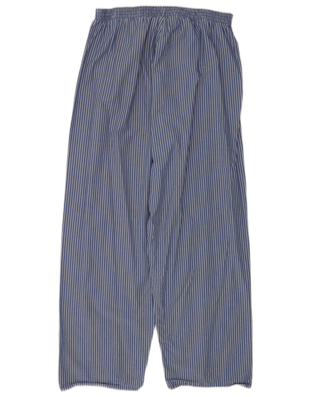 Calça casual masculina Marks & Spencer média W33 L26 risca de giz azul