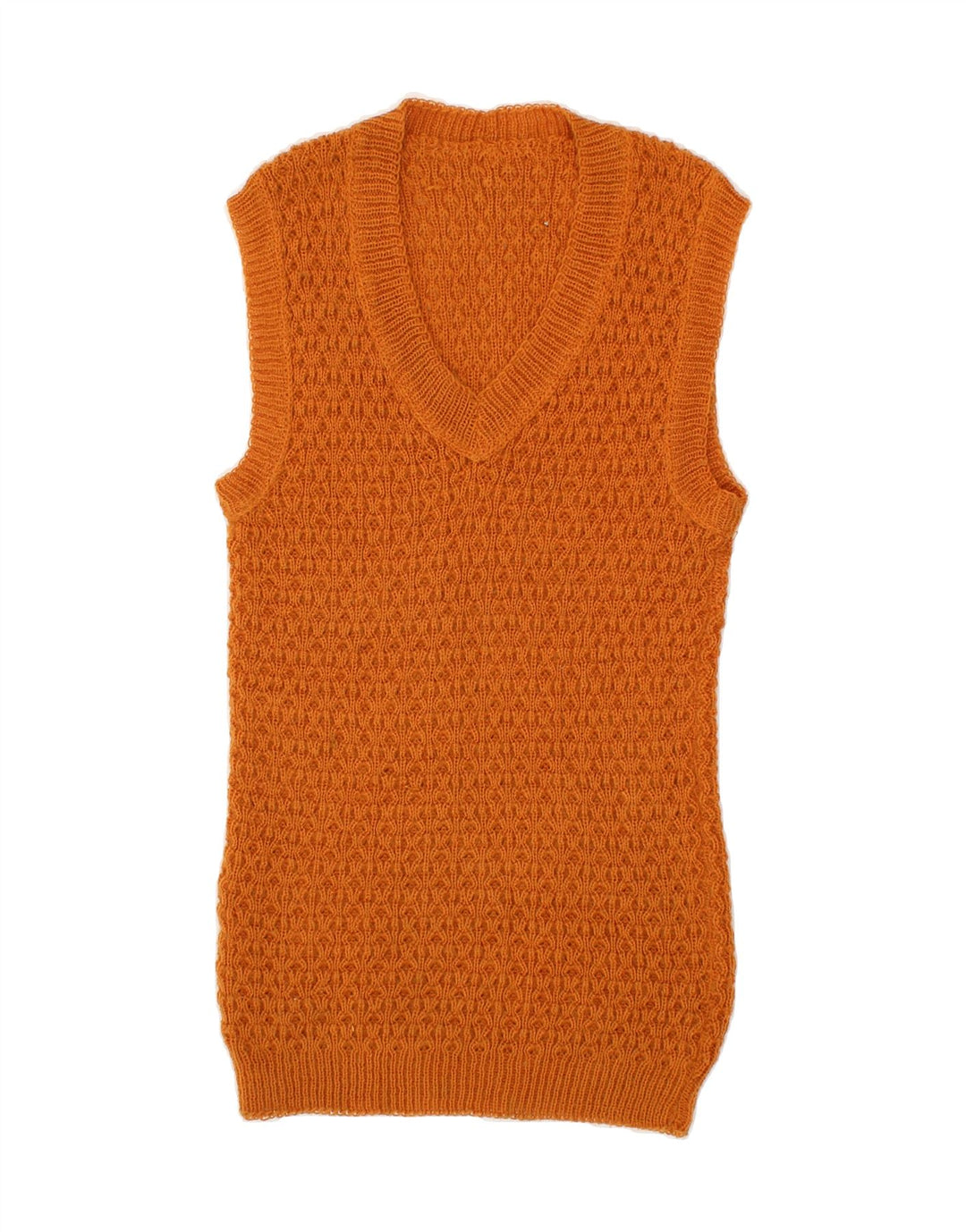 VINTAGE Womens Vest Tank Top UK 6 XS Orange Vintage Vintage and Second-Hand Vintage from Messina Hembry 