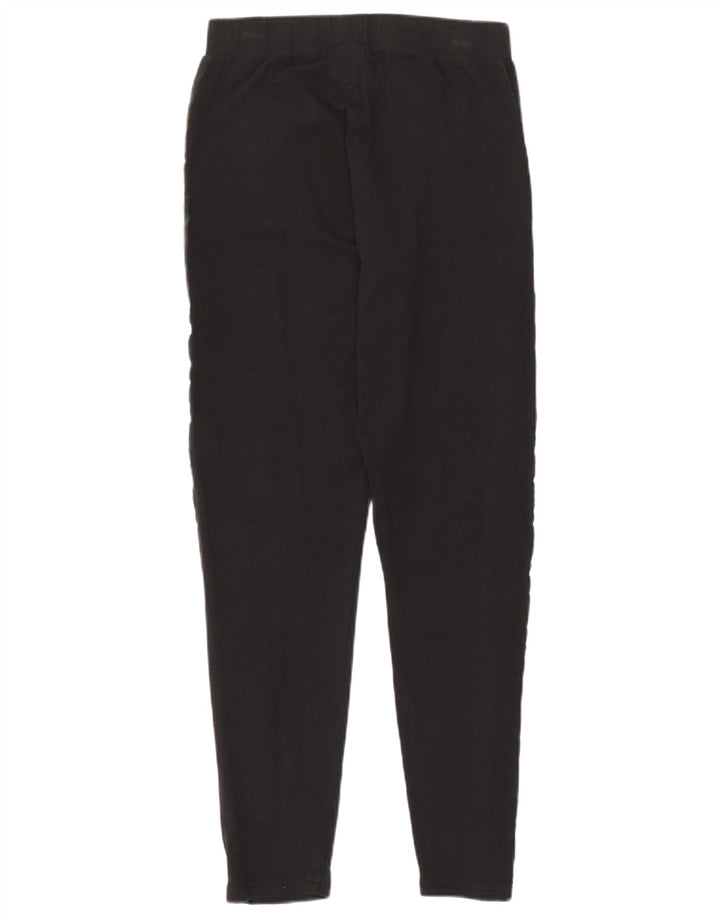 Leggings femininas da Umbro UK 14 grande algodão colorblock preto