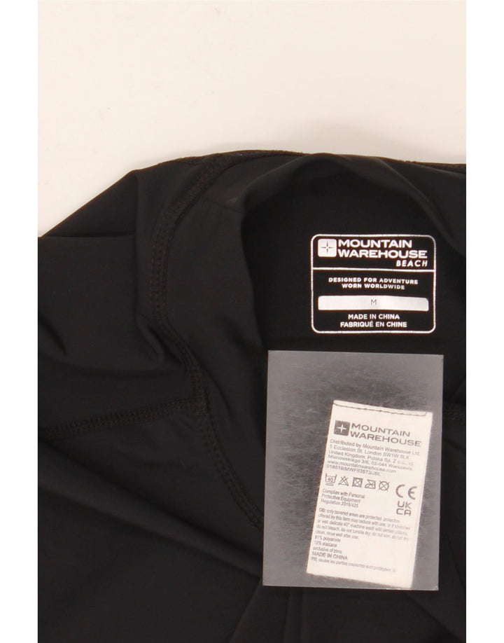 Camiseta masculina MOUNTAIN WAREHOUSE Top médio preto poliamida