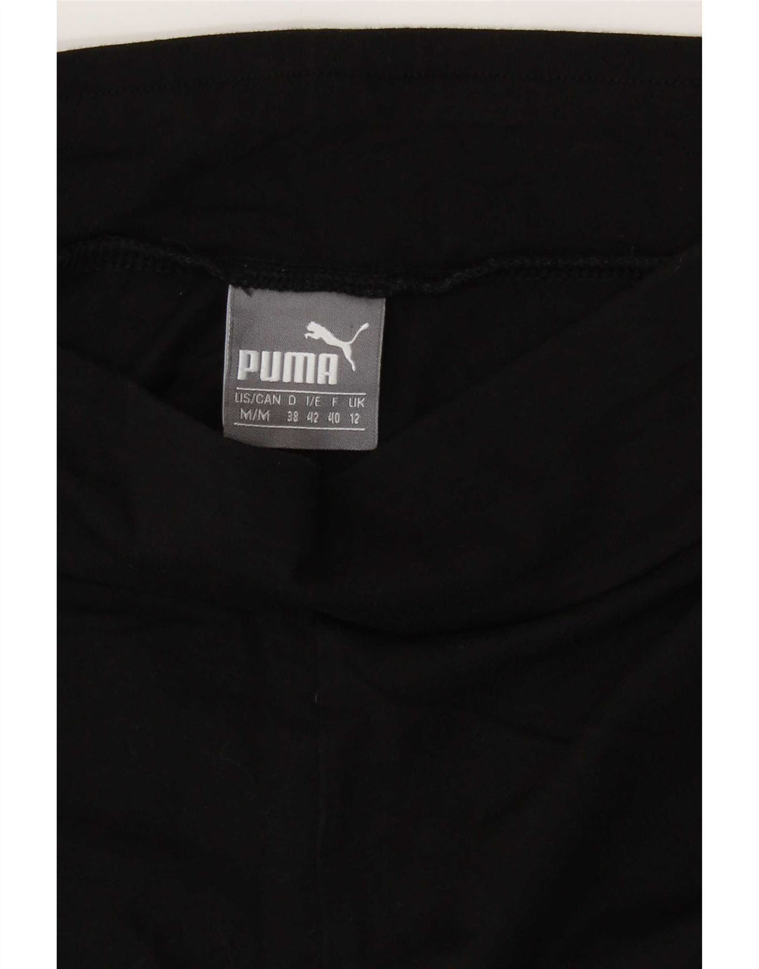 Leggings Puma Feminino UK 12 Médio Algodão Preto