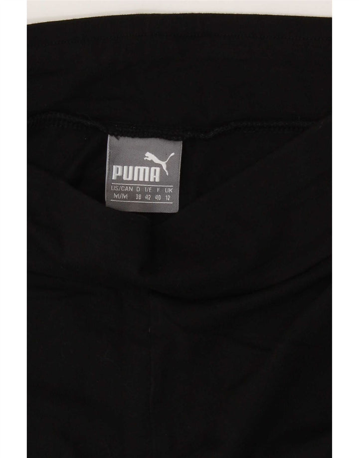 Leggings Puma Feminino UK 12 Médio Algodão Preto