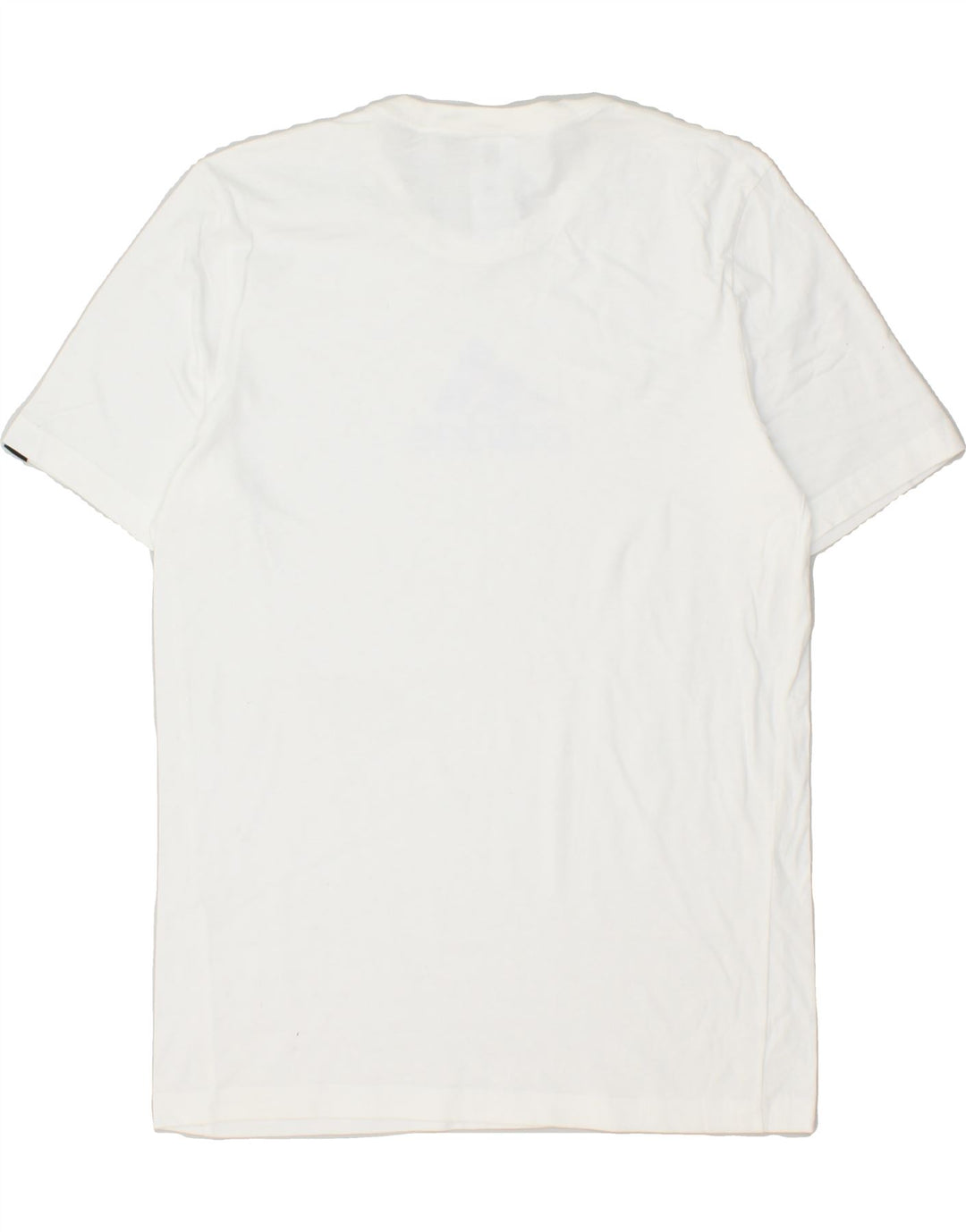ADIDAS Mens Graphic T-Shirt Top Small White Cotton Vintage Adidas and Second-Hand Adidas from Messina Hembry 