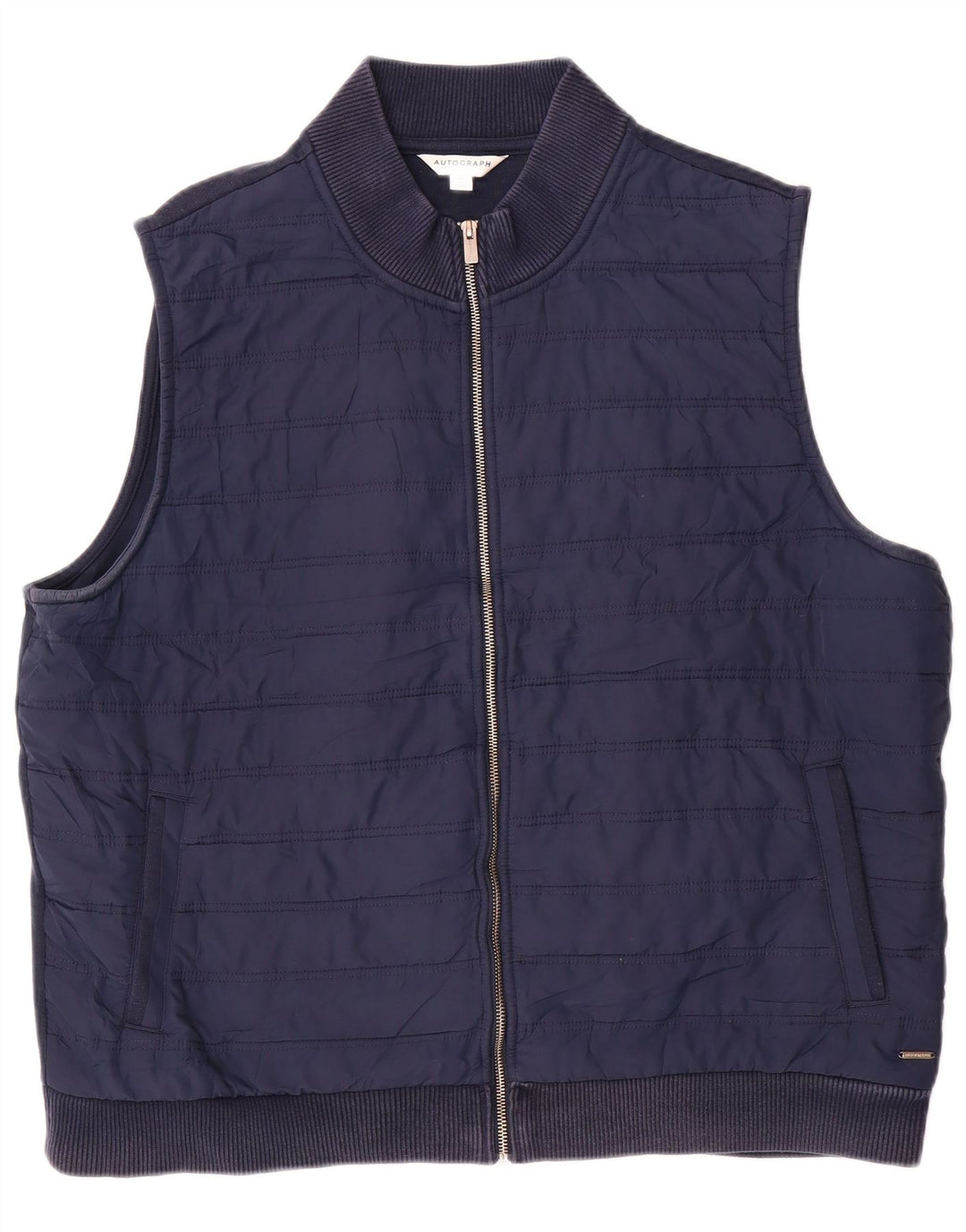 Jaqueta masculina de agasalho Autograph da Marks & Spencer 2XL azul marinho