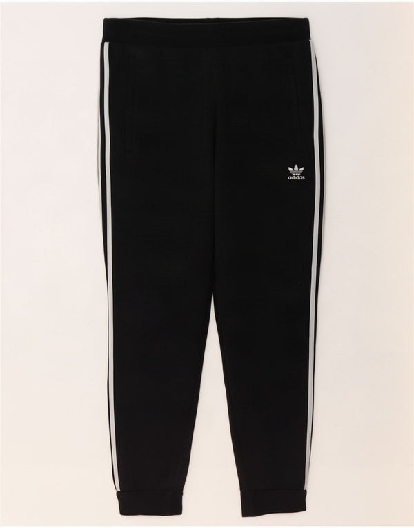 Calças de treino masculinas Adidas Joggers grandes de algodão preto