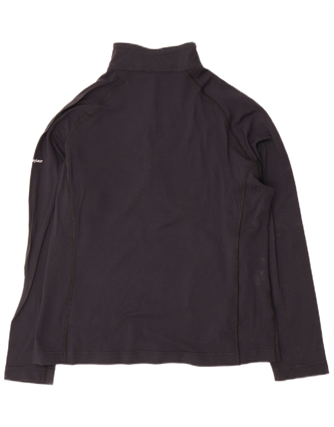 Berghaus Pulôver feminino com zíper e gola alta, pulôver, Reino Unido 14, grande, azul marinho, nylon