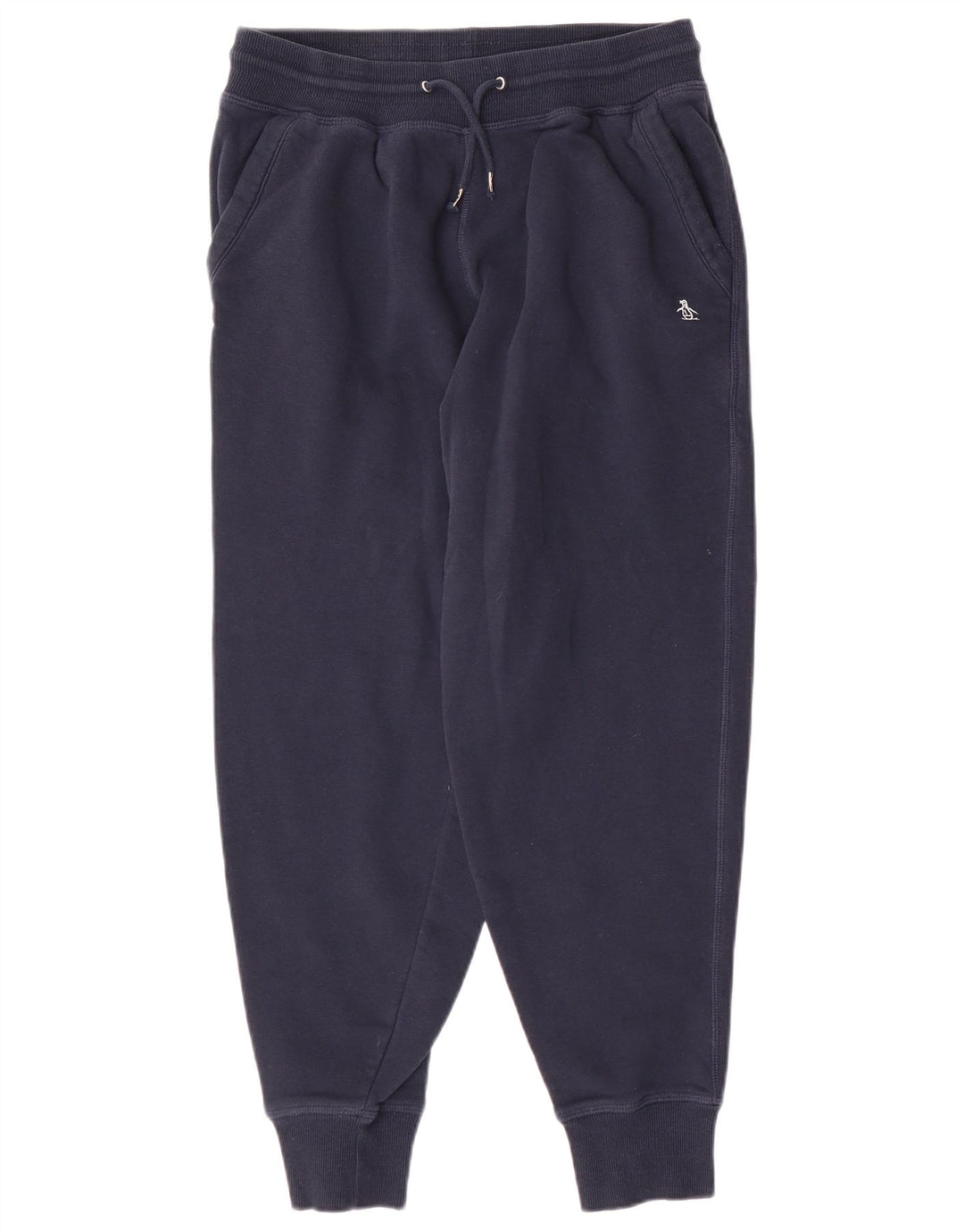 Calça de treino masculina Penguin, joggers, pequeno, azul marinho, algodão