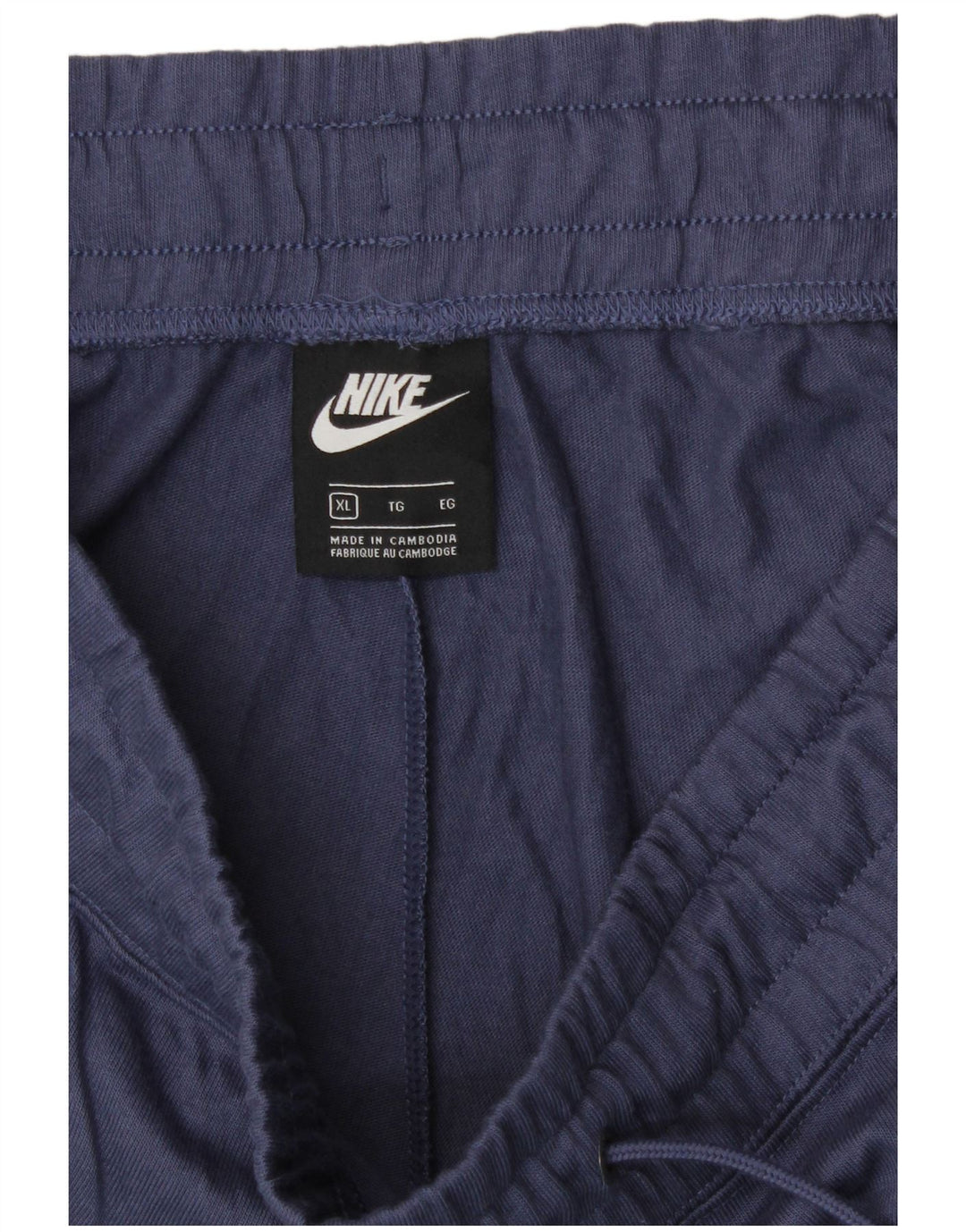 Calça de treino feminina NIKE UK 18 XL azul marinho poliéster