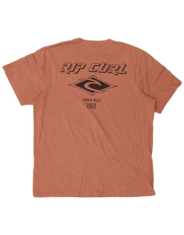 Camiseta masculina Rip Curl com ajuste relaxado gráfico XL rosa