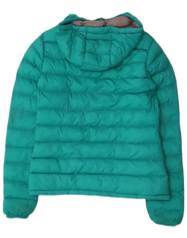 Jaqueta acolchoada com capuz feminina Mountain Warehouse UK 8 Small Green Colourblock