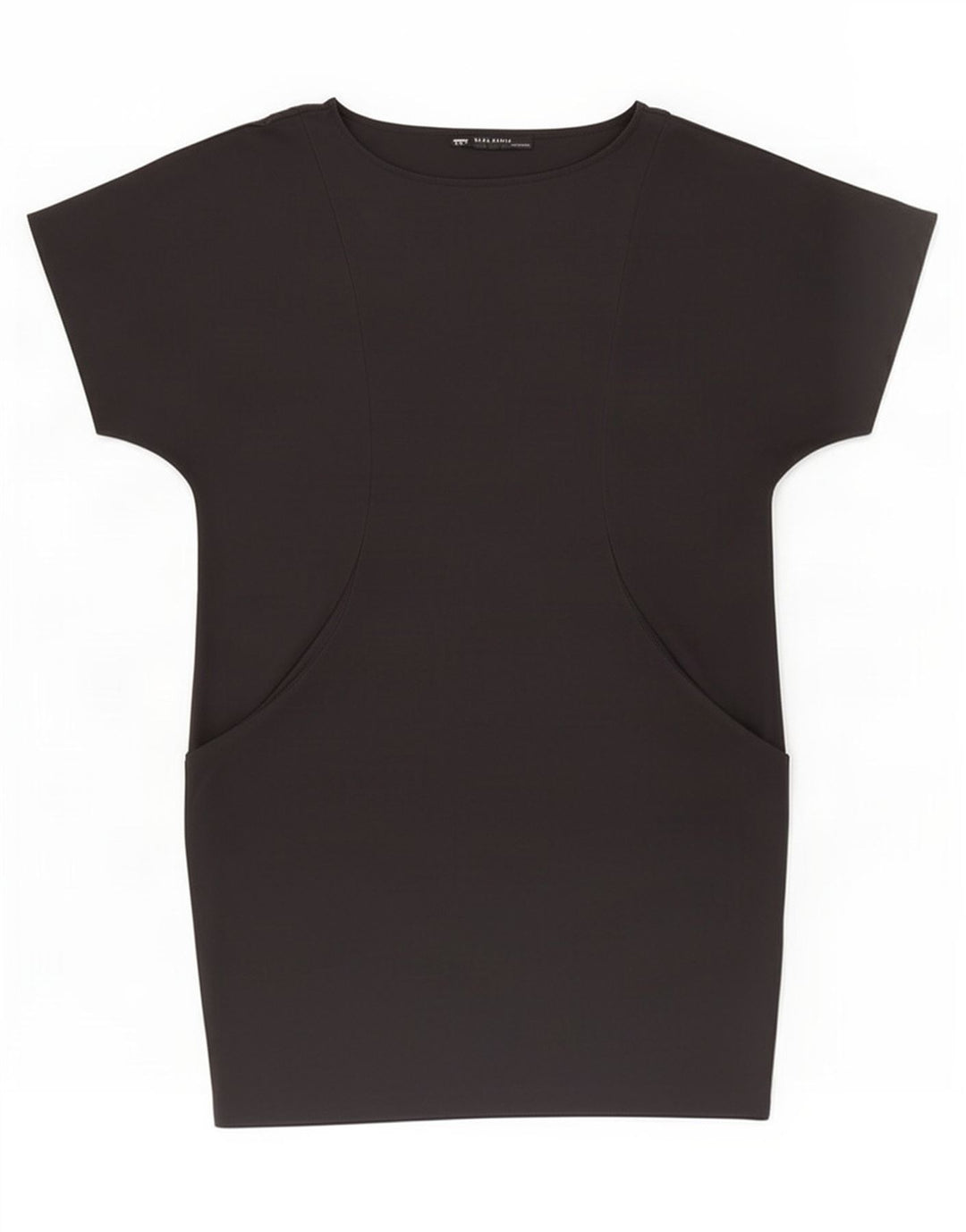 Vestido bolha Zara feminino Reino Unido 16 grande preto
