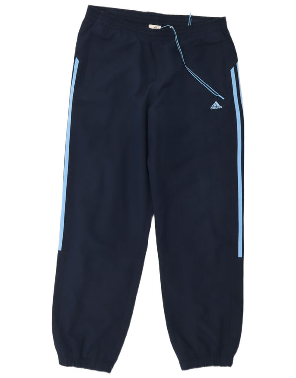 Adidas Mens Climalite Calças de treino Joggers UK 42/44 Grande Azul Marinho