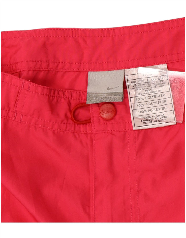 NIKE Womens Chino Shorts Médio W30 Rosa Poliéster