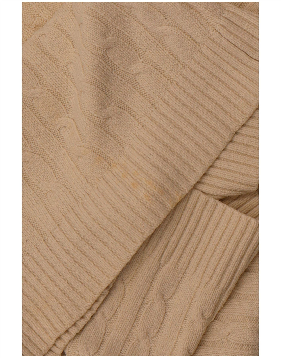 CREW CLOTHING Suéter feminino com decote em V UK 18 XL algodão branco